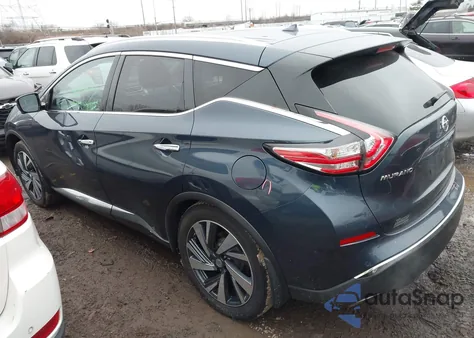 2015 Nissan Murano Platinum из США, поврежденный, VIN 5N1AZ2MH9FN261222